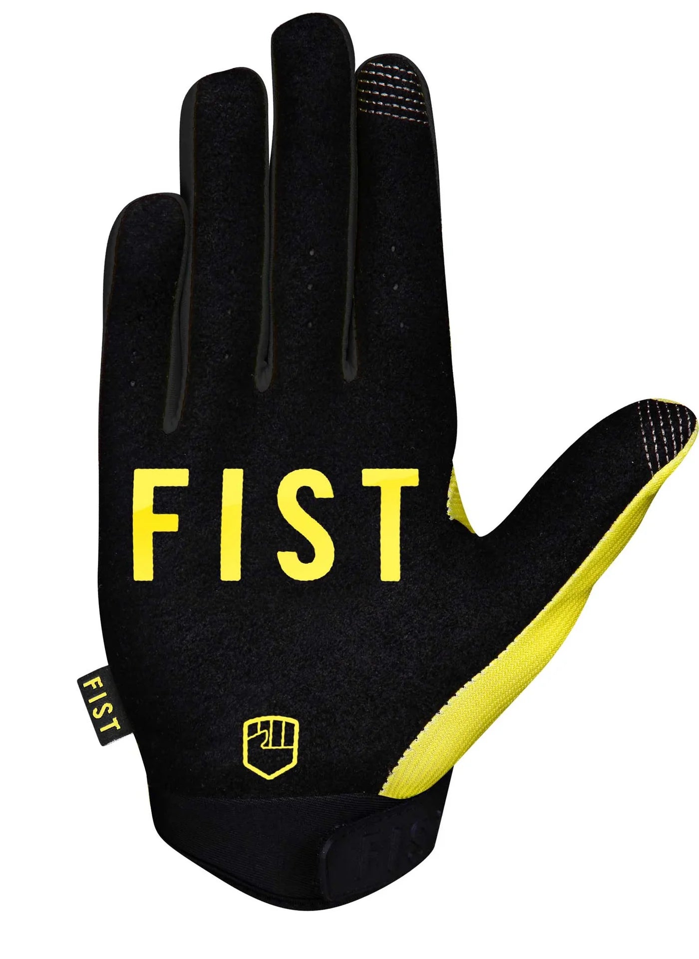 Fist Lil Fists Black N Yellow Gloves