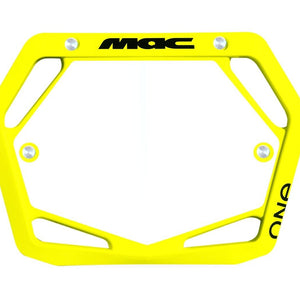 Mac One Number Plate Small