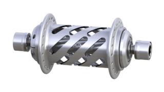 Onyx 28H 100/10mm Front Bolt On Hub Helix