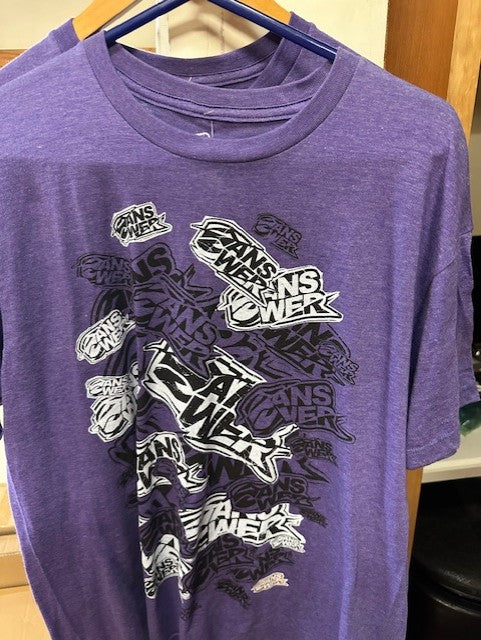 Answer Purple Graffiti SS Tee