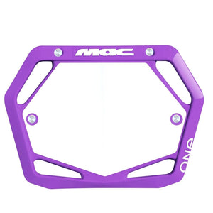 Mac One Number Plate Large