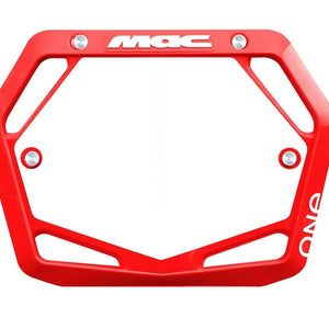 Mac One Number Plate Large