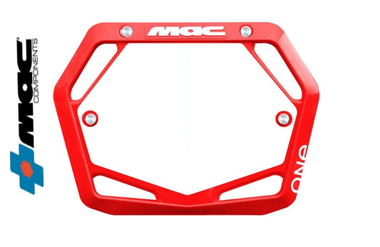 Mac One Number Plate Large